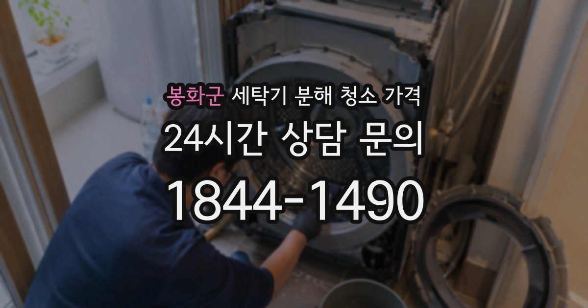 봉화군 세탁기 분해 청소 가격