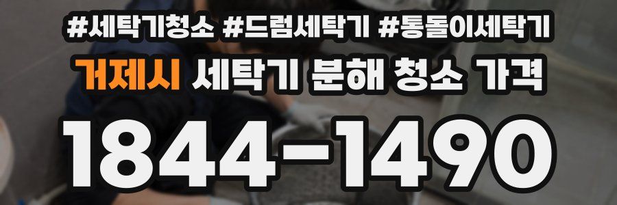 거제시 세탁기 분해 청소 가격