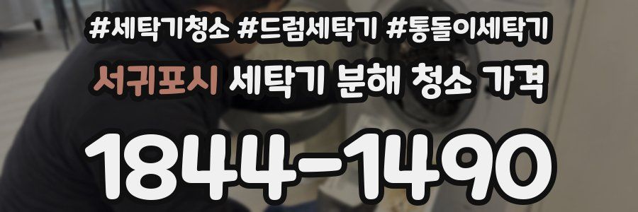 서귀포시 세탁기 분해 청소 가격