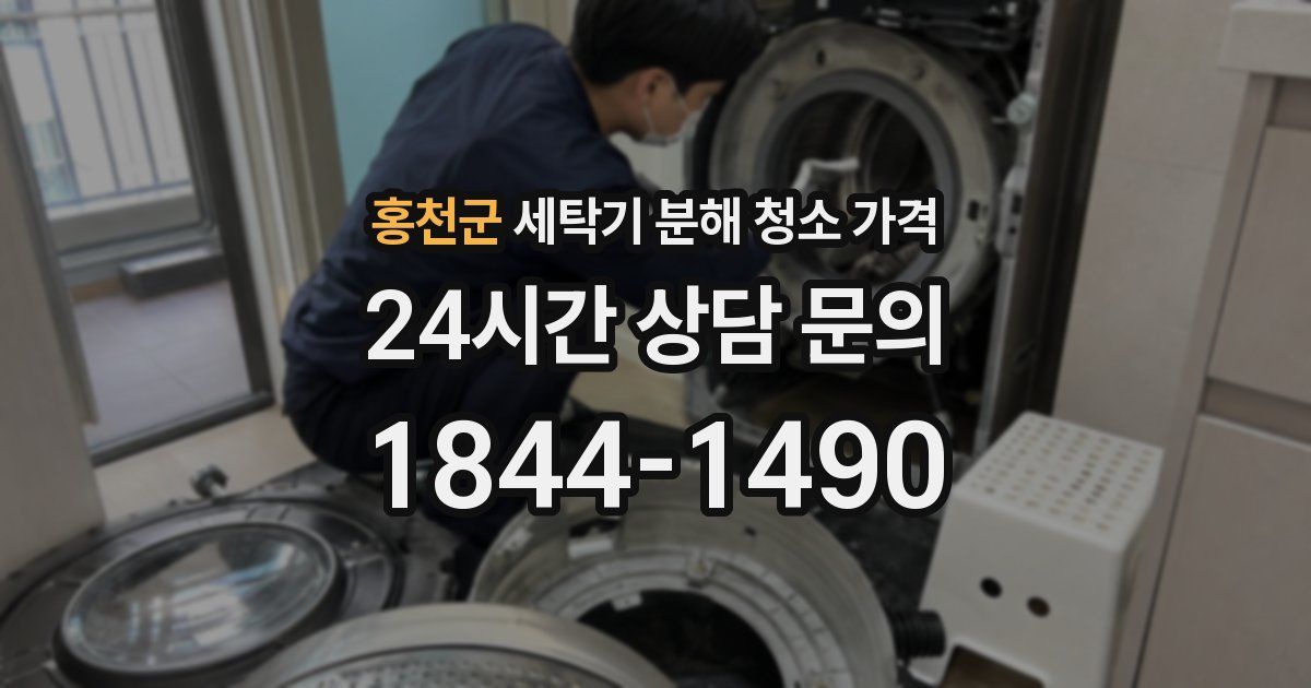 홍천군 세탁기 분해 청소 가격