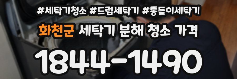 화천군 세탁기 분해 청소 가격