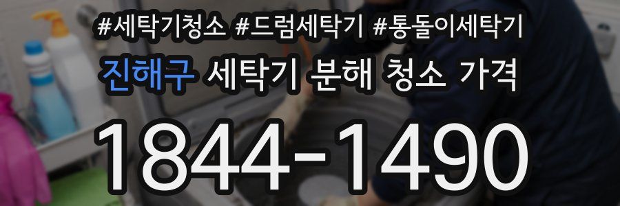 진해구 세탁기 분해 청소 가격