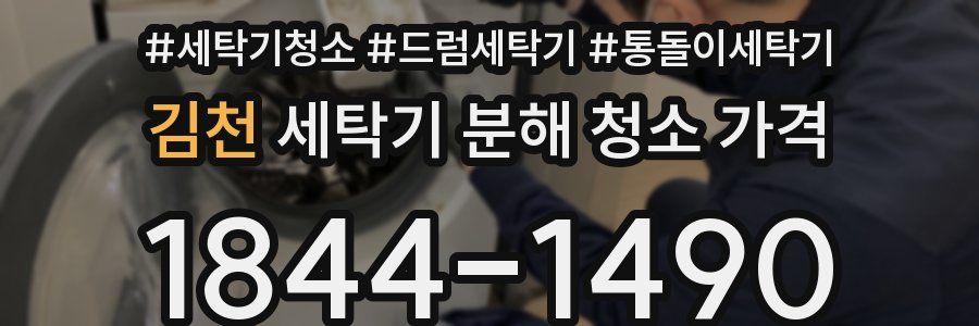 김천 세탁기 분해 청소 가격