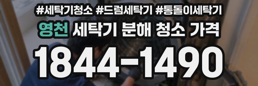 영천 세탁기 분해 청소 가격