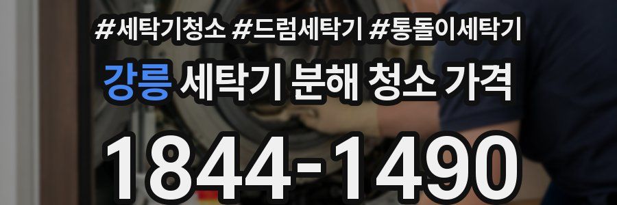 강릉 세탁기 분해 청소 가격