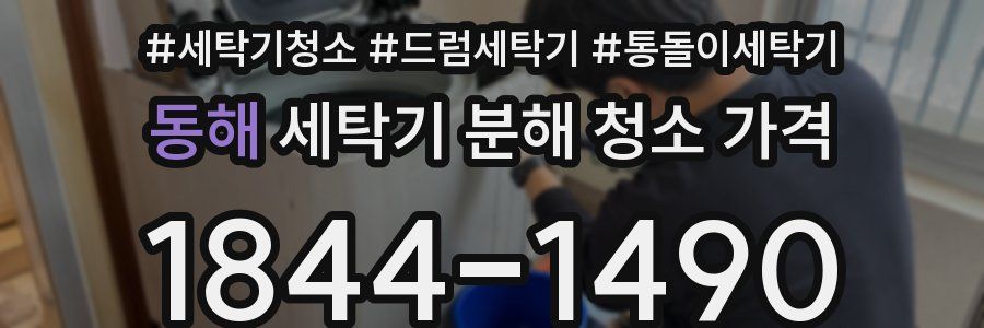 동해 세탁기 분해 청소 가격