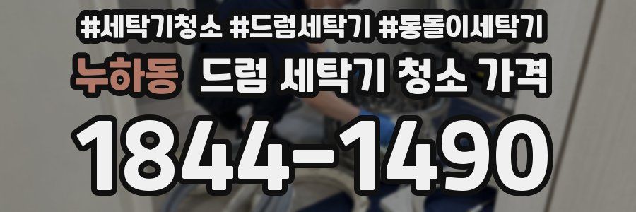 누하동 드럼 세탁기 청소 가격