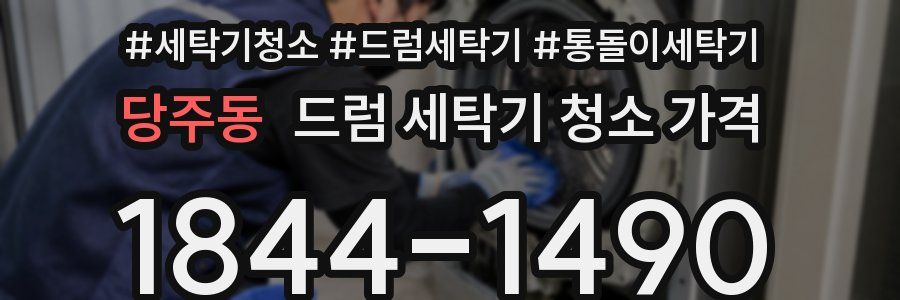 당주동 드럼 세탁기 청소 가격
