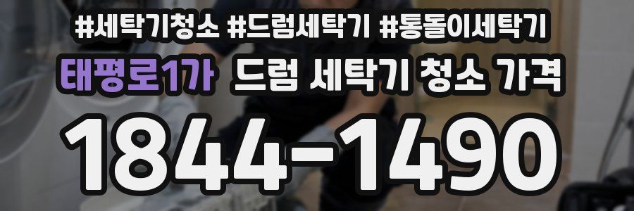 태평로1가 드럼 세탁기 청소 가격