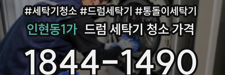 인현동1가 드럼 세탁기 청소 가격