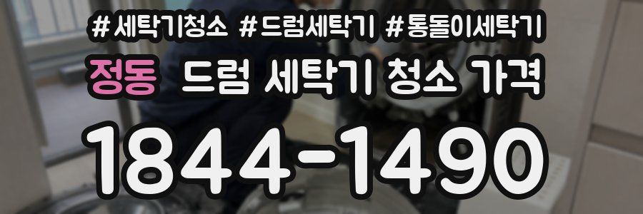 정동 드럼 세탁기 청소 가격