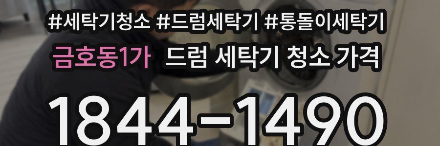 금호동1가 드럼 세탁기 청소 가격