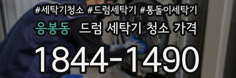 응봉동 드럼 세탁기 청소 가격