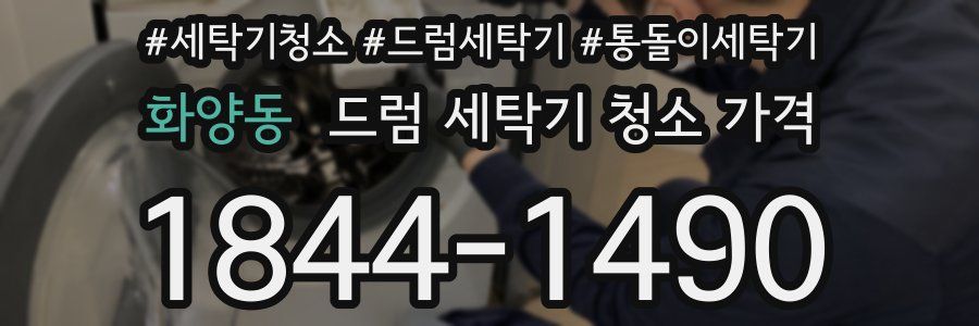 화양동 드럼 세탁기 청소 가격