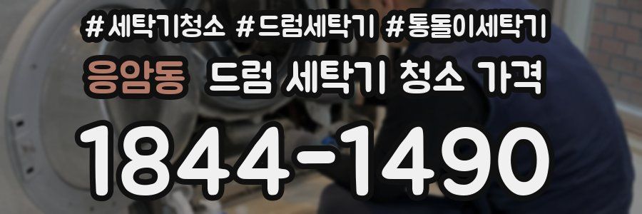 응암동 드럼 세탁기 청소 가격