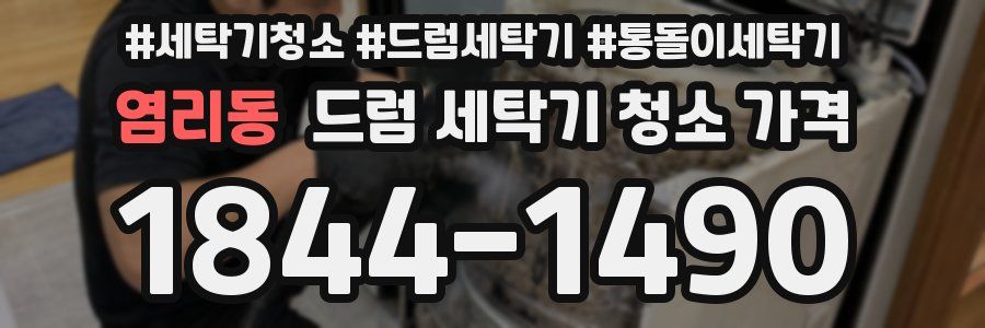 염리동 드럼 세탁기 청소 가격