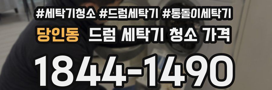 당인동 드럼 세탁기 청소 가격
