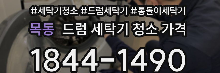 목동 드럼 세탁기 청소 가격