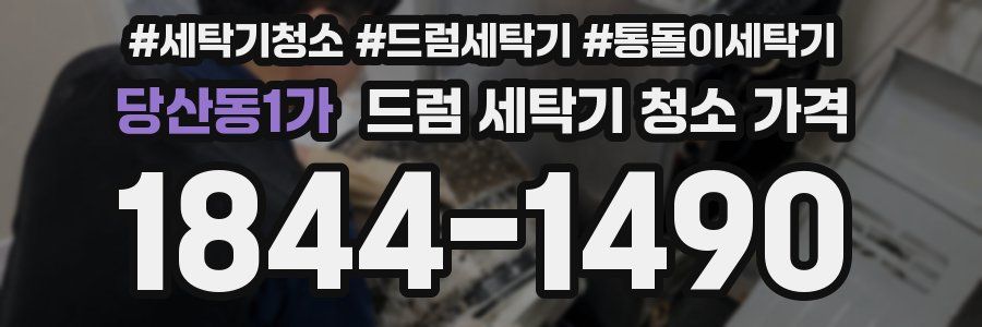 당산동1가 드럼 세탁기 청소 가격