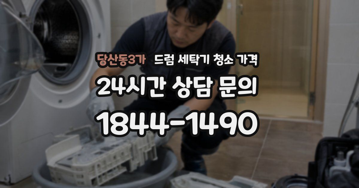 당산동3가 드럼 세탁기 청소 가격