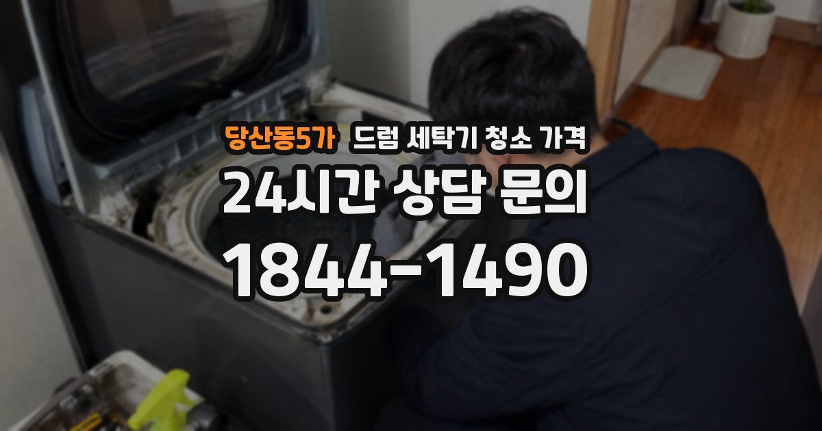 당산동5가 드럼 세탁기 청소 가격