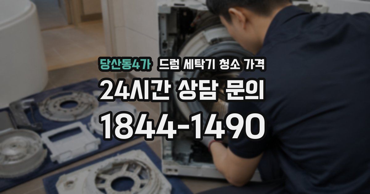 당산동4가 드럼 세탁기 청소 가격