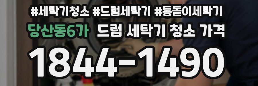 당산동6가 드럼 세탁기 청소 가격