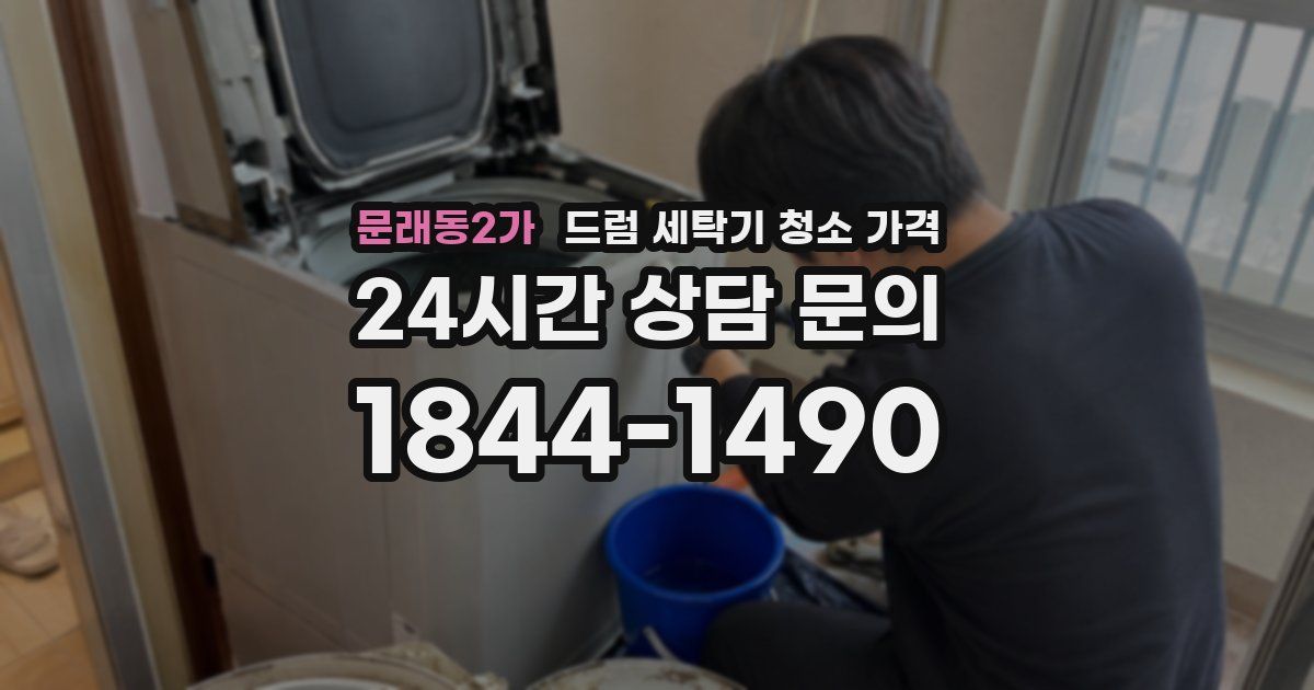 문래동2가 드럼 세탁기 청소 가격