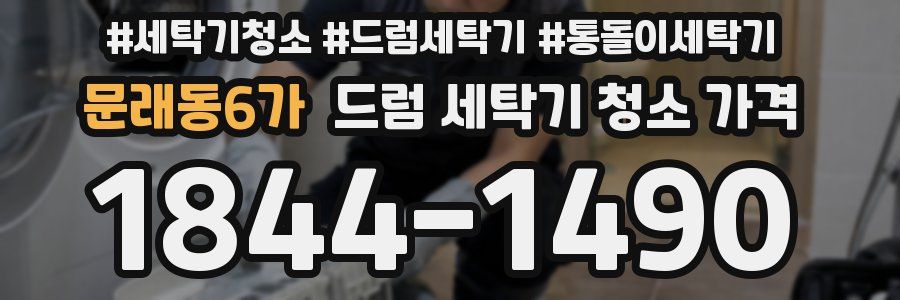 문래동6가 드럼 세탁기 청소 가격