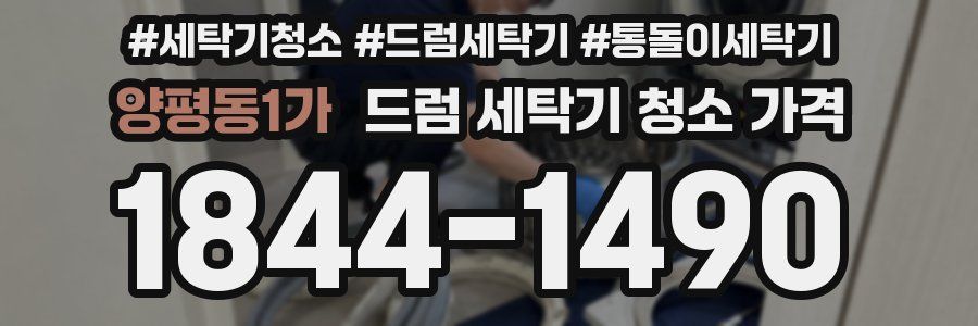 양평동1가 드럼 세탁기 청소 가격