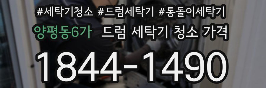 양평동6가 드럼 세탁기 청소 가격