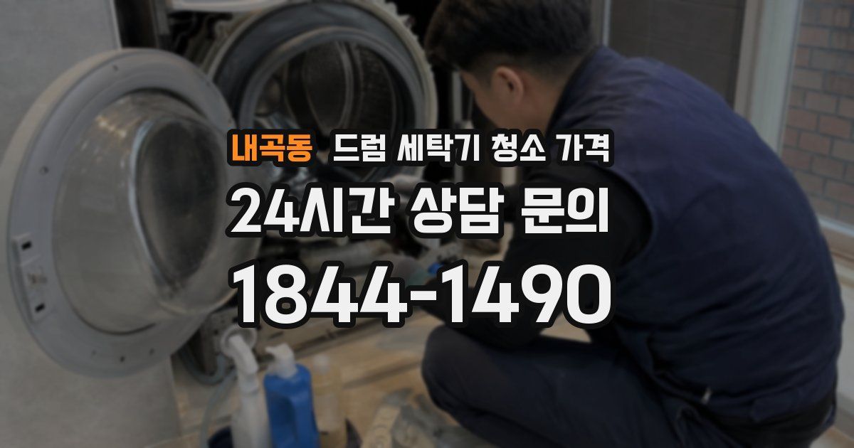 내곡동 드럼 세탁기 청소 가격