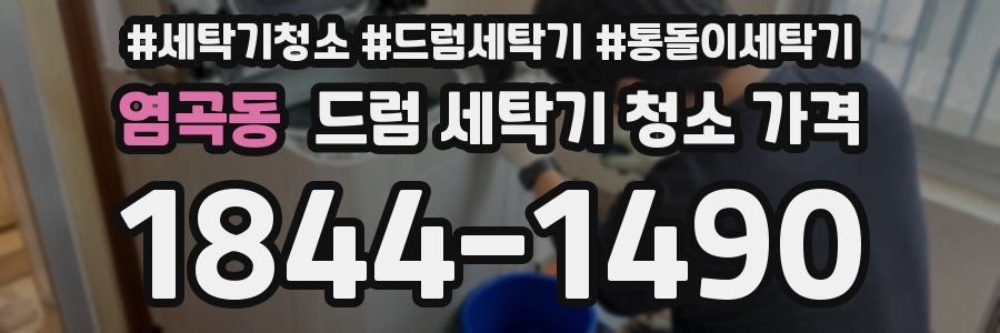 염곡동 드럼 세탁기 청소 가격