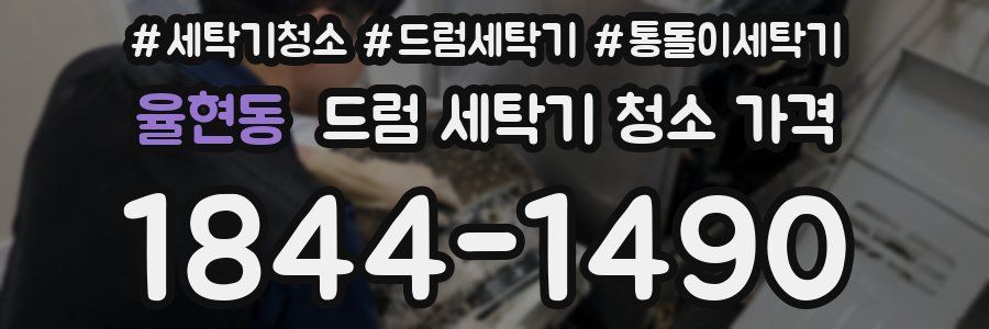 율현동 드럼 세탁기 청소 가격