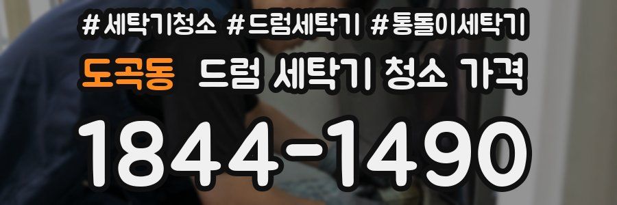 도곡동 드럼 세탁기 청소 가격