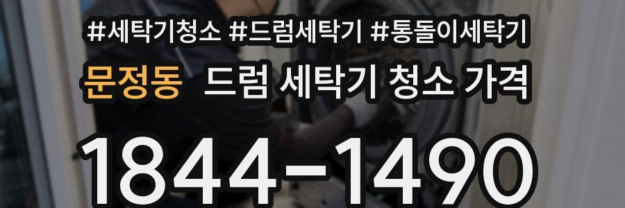 문정동 드럼 세탁기 청소 가격