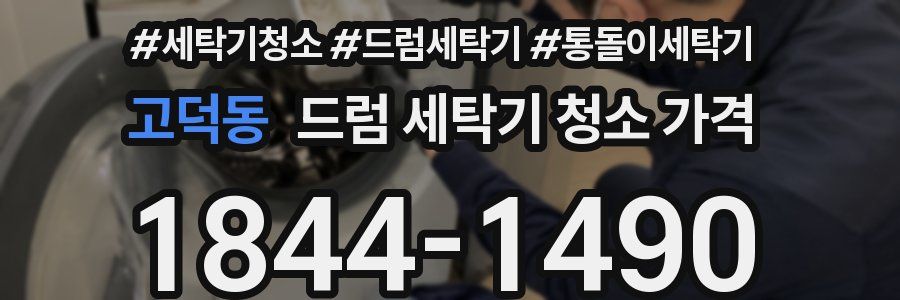 고덕동 드럼 세탁기 청소 가격