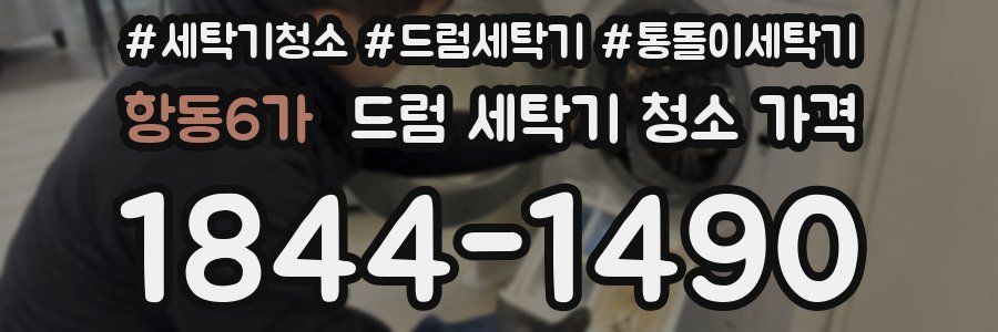 항동6가 드럼 세탁기 청소 가격