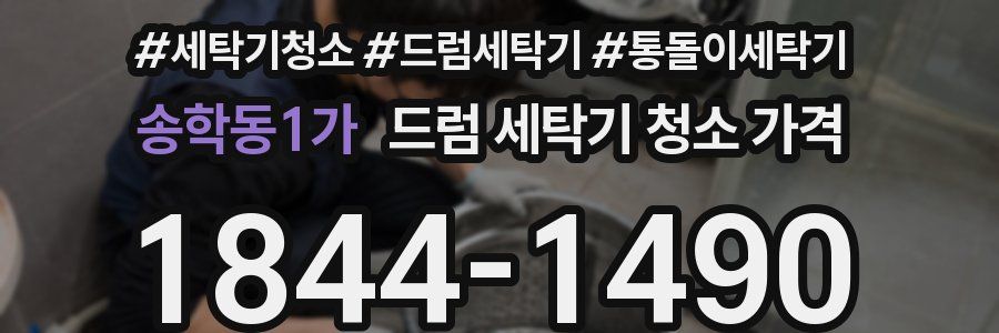 송학동1가 드럼 세탁기 청소 가격