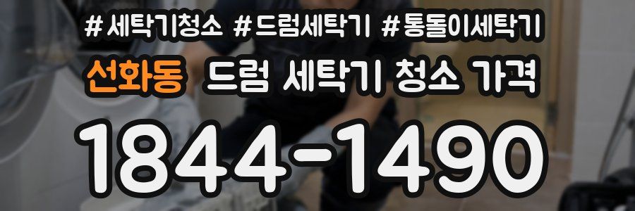 선화동 드럼 세탁기 청소 가격
