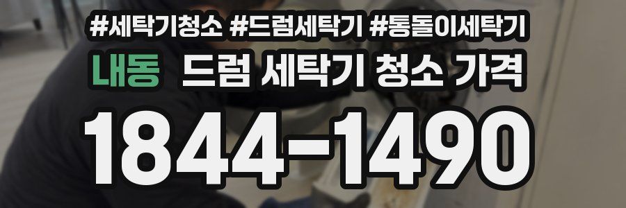 내동 드럼 세탁기 청소 가격