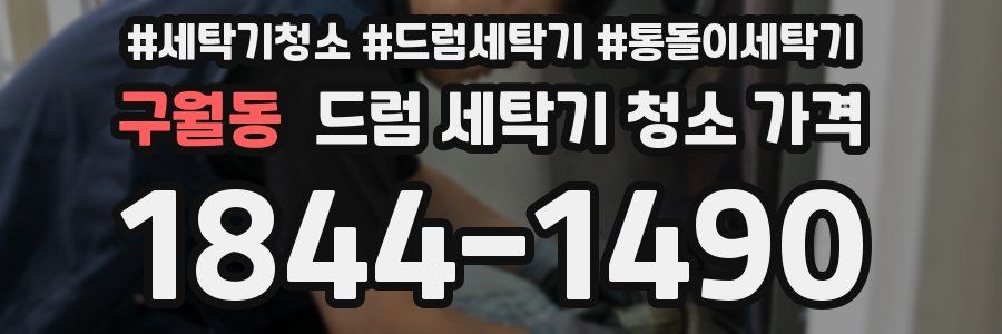 구월동 드럼 세탁기 청소 가격