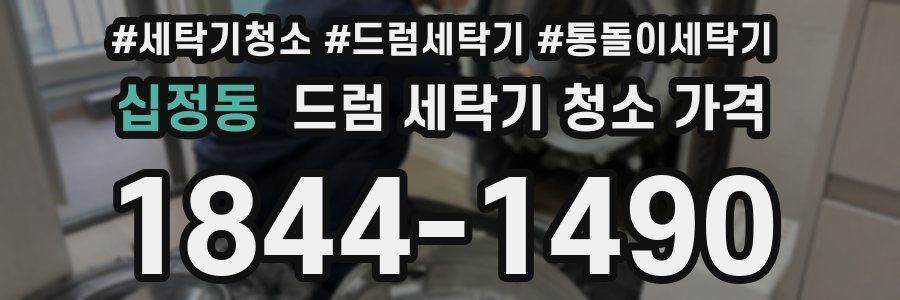 십정동 드럼 세탁기 청소 가격