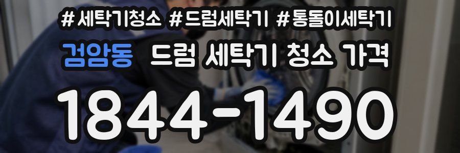 검암동 드럼 세탁기 청소 가격