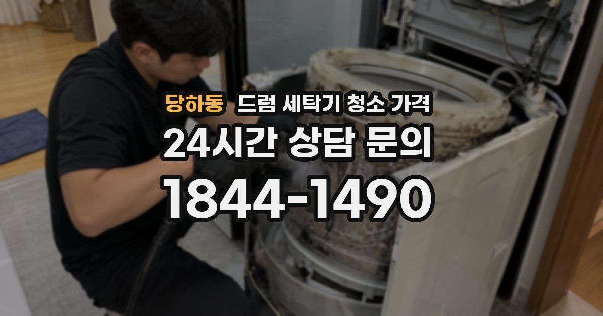 당하동 드럼 세탁기 청소 가격