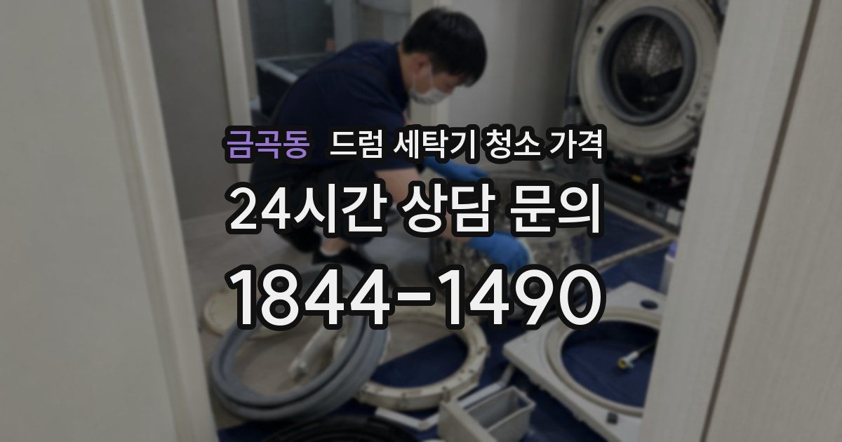 금곡동 드럼 세탁기 청소 가격