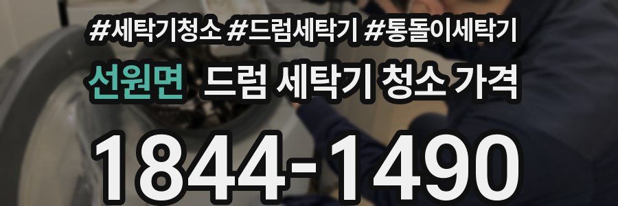 선원면 드럼 세탁기 청소 가격