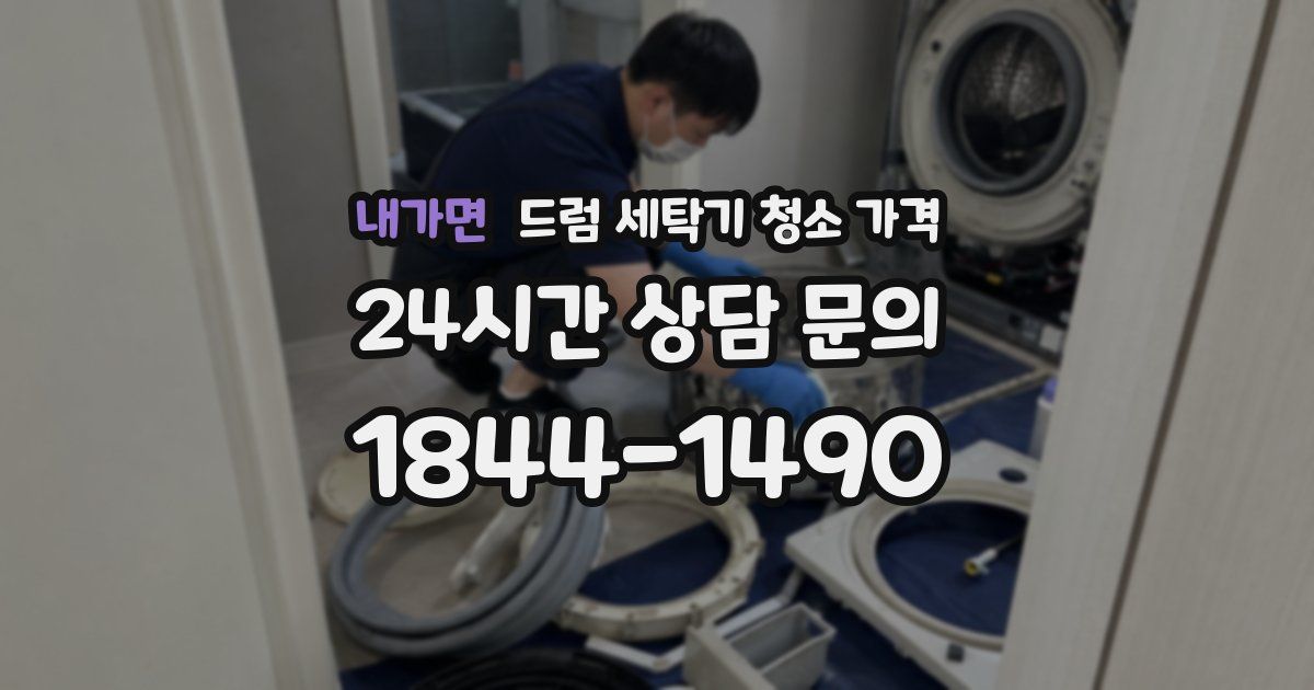 내가면 드럼 세탁기 청소 가격
