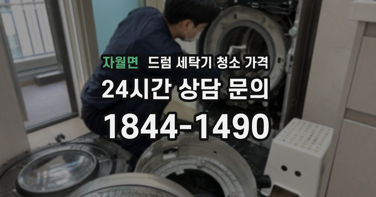 자월면 드럼 세탁기 청소 가격