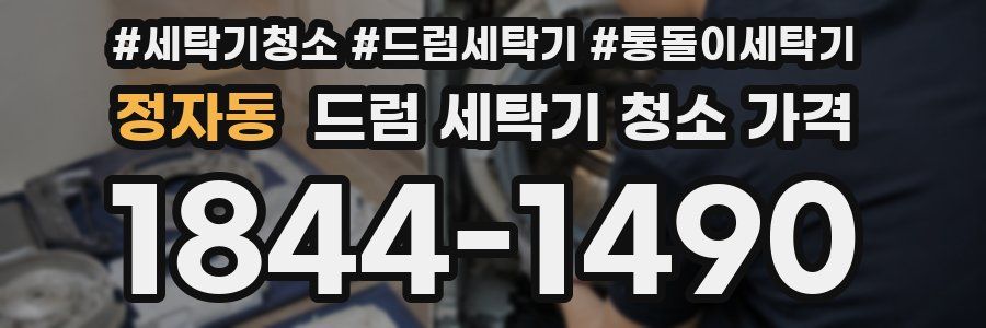 정자동 드럼 세탁기 청소 가격